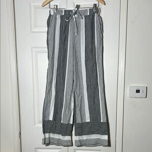 NWT SEAFOLLY Cotton Wide Leg Pant Small